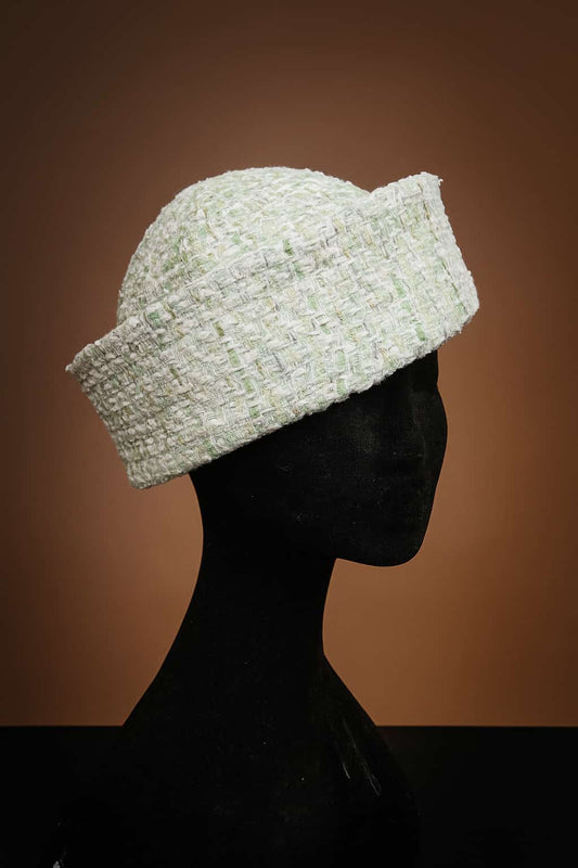 Chapeau tweed Vert